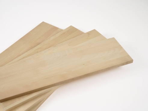 Massivholzplatte Leimholzplatte Buche leicht gedämpft A/B 26mm, DL durchgehende Lamele, DIY angepasst
